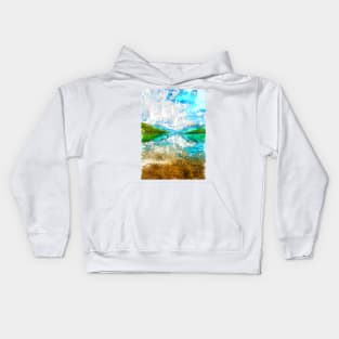 Two Medicine Lake USA. For Nature Lovers. Kids Hoodie